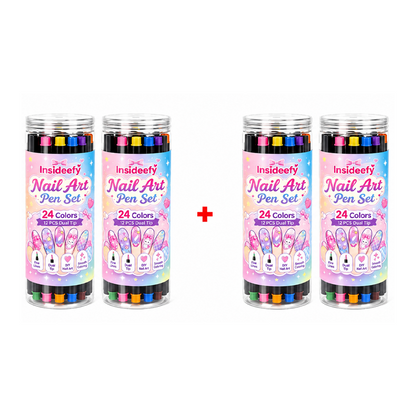 🎉 2026 Sale — Over 25,000 Sold!💅 24‑Colors Dual‑Ended Nail Art Pens‑DIY Manicure Drawing Set 🎨