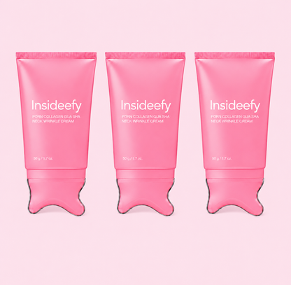 🦢Neck Wrinkle Eraser!Insideefy™ PDRN Collagen Gua Sha Cream