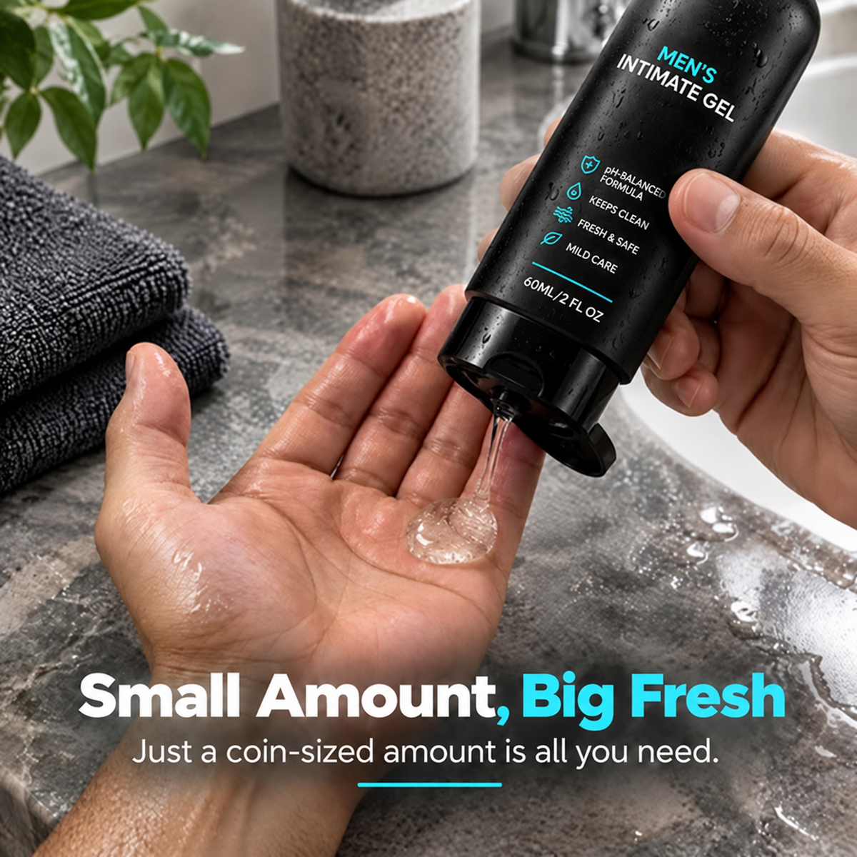 Men's Intimate Wash Gel - A pH-balanced intimate wash