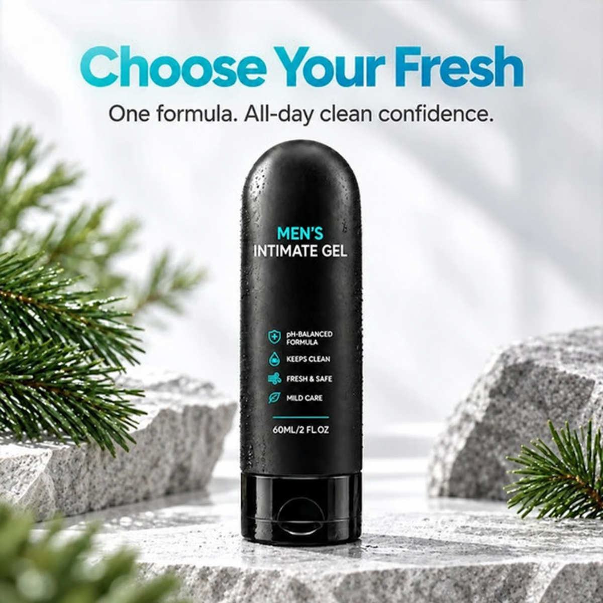 Men's Intimate Wash Gel - A pH-balanced intimate wash