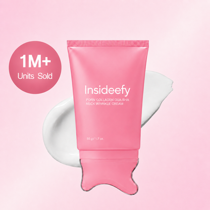 🦢Neck Wrinkle Eraser!Insideefy™ PDRN Collagen Gua Sha Cream