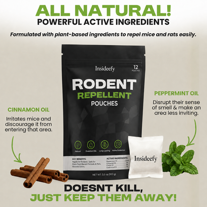 Insideefy Natural Rodent Repellent Pouches