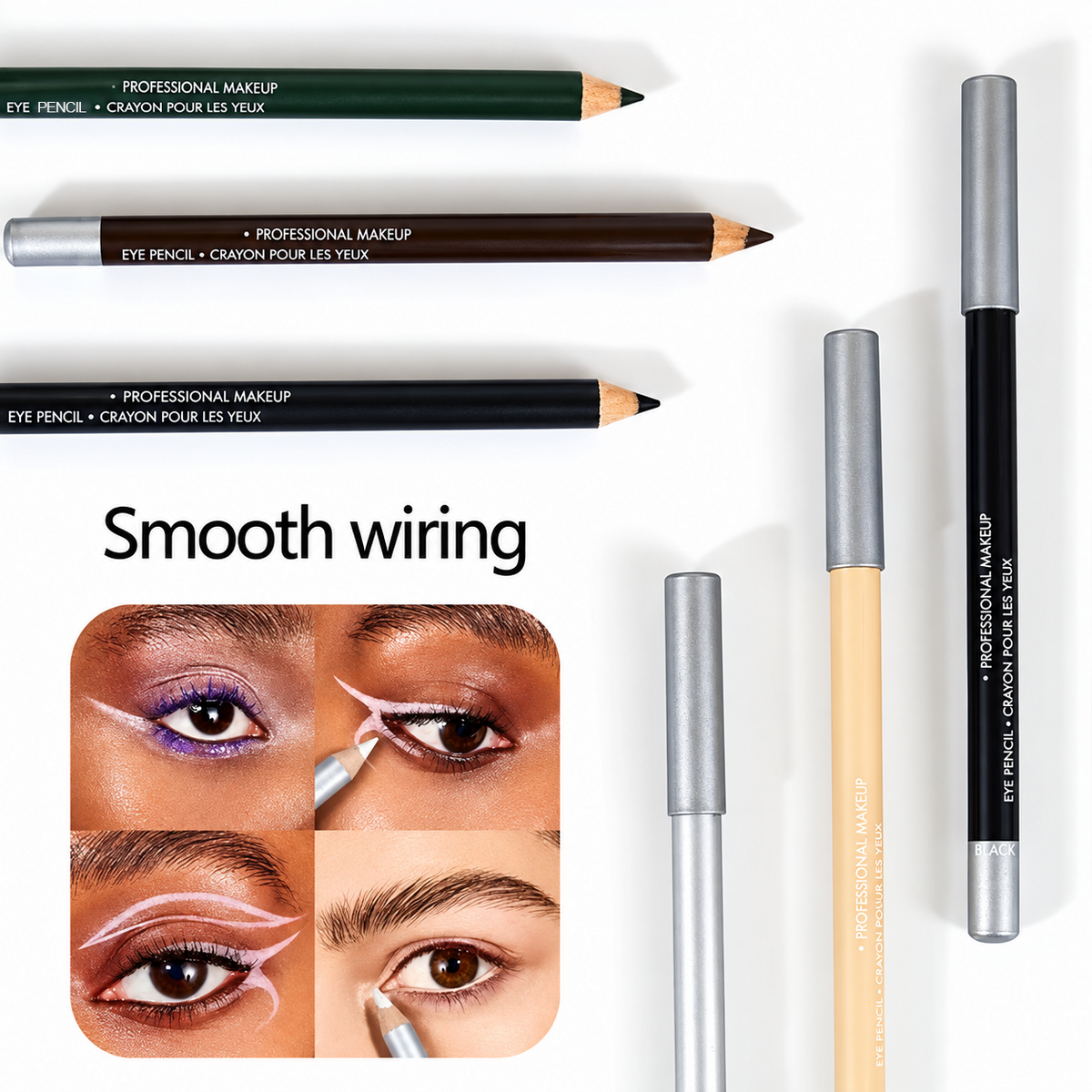🔈🔈50% OFF NOW💜BUY 1 GET 1 FREE💜Wooden Waterproof Long-Lasting Hard Eyeliner
