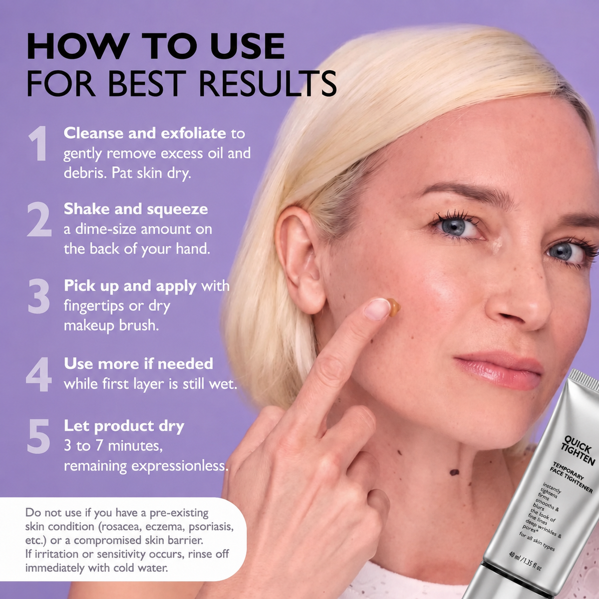 Instant Face Provisional Eye Tightener Lightweight Comfort Formula