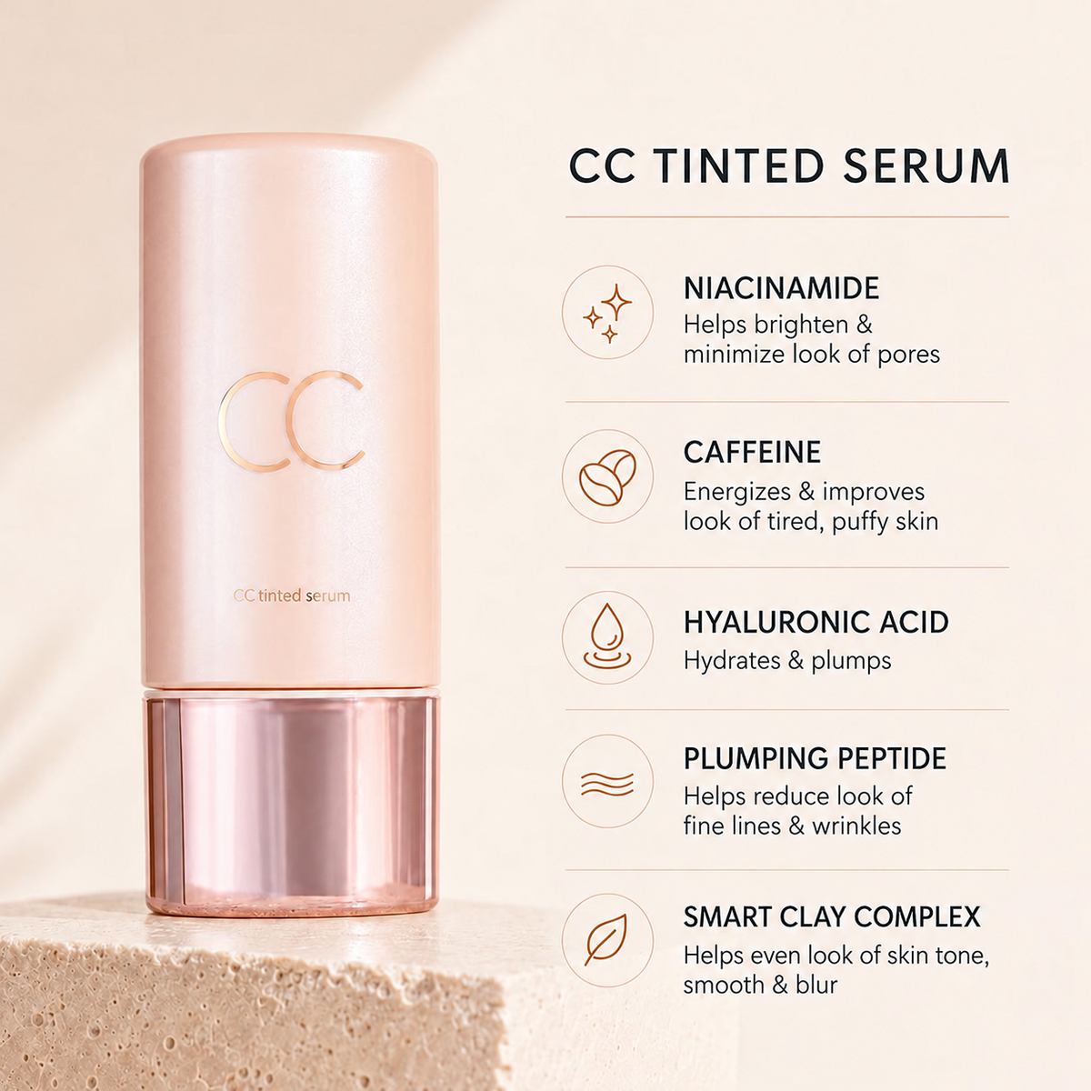 💖Trusted-by-over-50-000-women💜CC color-correcting tinted serum