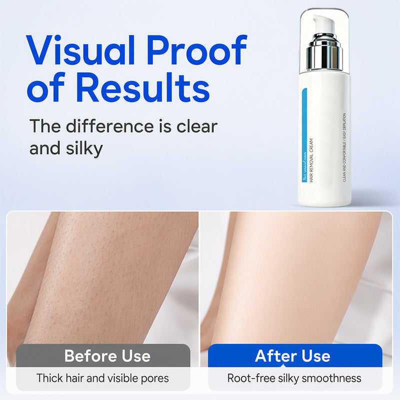 🎉50% Off! ✨Cooling Comfort Hair Removal Cream for Sensitive Skin