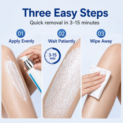 🎉50% Off! ✨Cooling Comfort Hair Removal Cream for Sensitive Skin