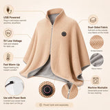 Wearable Heated Shawl 3 Heat Levels Portable Heated Shawl